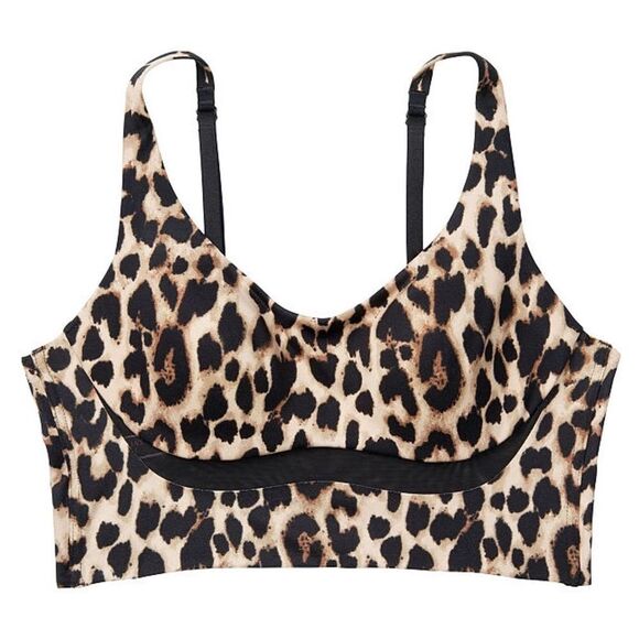 Victorias Secret Allegro Lightweight Medium Support Lined sport bra animal print - Picture 1 of 5